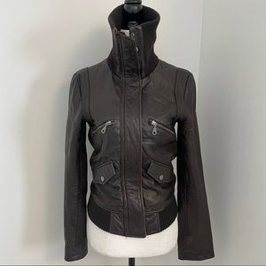DKNY leather jacket